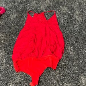 Red body suit! Never worn!